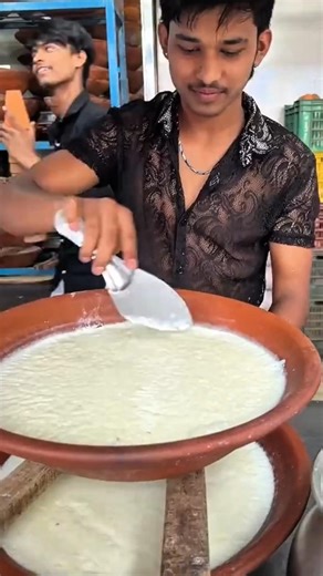Indian Street Style Lassi Making 😋 Full Cream Lassi Glass Process | Desi Street Food #shorts
