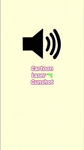 Cartoon Laser Gunshot Sound Effect #shorts