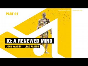 It Comes From Within - John Hansen, Lead Pastor