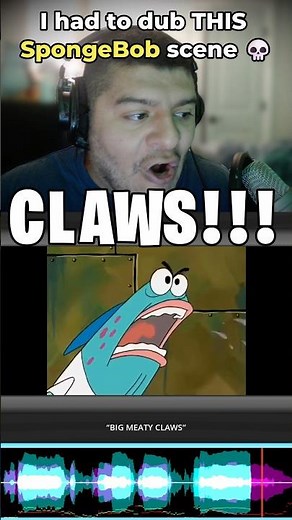 They really made me dub the Big Meaty Claws scene 😭🦀