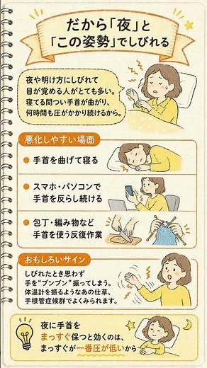 今回は「手根管症候群（親指〜中指のしびれ）」について解説します！