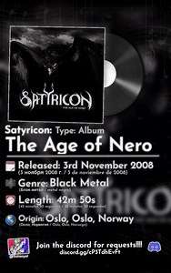 Satyricon: The Age of Nero Album Review