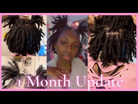 1 Month Instant Loc update | Loc Journey #2 (Short Locs)