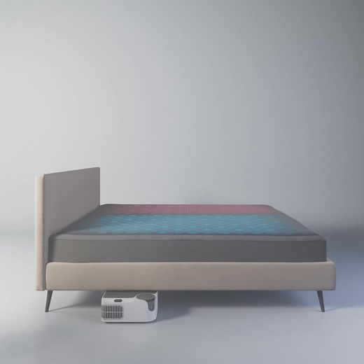 Chilipad cools or warms your bed using water-based technology — giving you precise control from 55° to 115°. Luxury sleep, fully personalized. | Chilipad by Sleepme