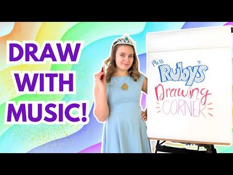 Drawing Lesson: Music Tempo - Miss Ruby's Drawing Corner & Learning