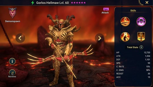 Gorlos Hellmaw - HellHades - Raid Shadow Legends