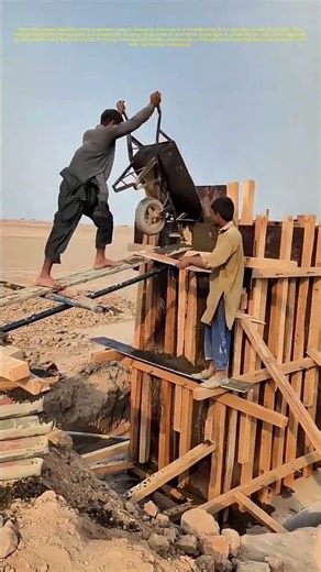 Lifting Concrete: The Art of Slope and Wheelbarrow