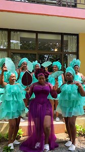 The bride and her girls 😍 Content creator Gideon Effiong Bride Uwakmfon Ekpott Robe Aniebietabasi Edet Event planning & coordination Buttereventz Bride’s dress @Teddy Design Groom’s outfit @aniferaz Makeup @anie_enchanted Hairstyling Emy-claire Enerson Bride’s fabric Joy Nyot Gele stylist @Glory jack Bride / bridesmaids robes @ Bride’s Fan,shoe&purse Kemcystouch Aniekeme Samuel Bride’s accessories Enomfon Mbang Bride’s Umbrella Emmanuella Edet Groom’s accessories @aniferaz MC @Oga Teazer Tv Cak