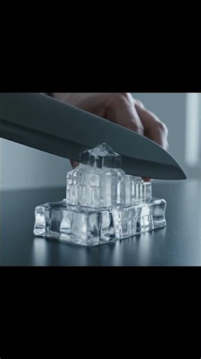 Cutting Ice Building #satisfying #asmr #shorts