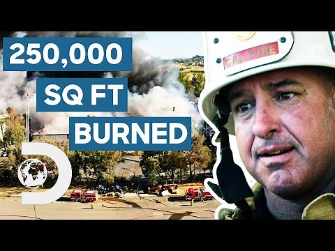 Firefighters Battle Hard to Contain Large Commercial Building Fire | Cal Fire