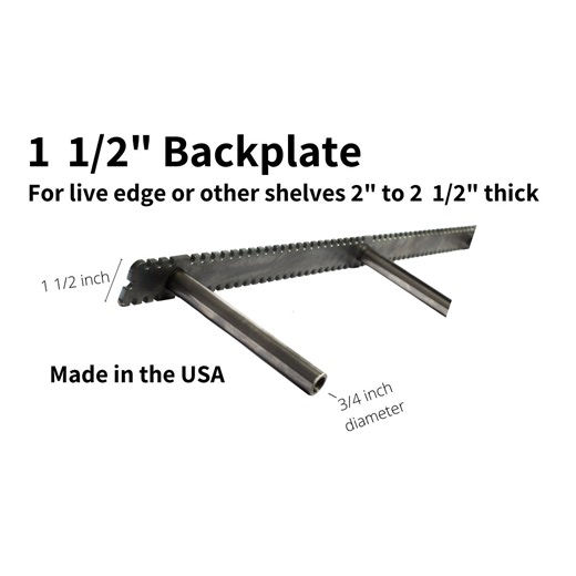 Heavy Duty Floating Shelf Bracket - Sheppard Brackets - 1 1/2" Back Plate - Etsy