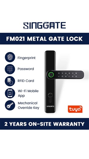 Singgate FM021 Digital Gate Lock: Your Keyless Solution