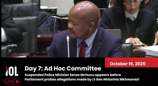 ✋ ‘SO HELP ME GOD!’ Suspended Police Minister Senzo Mchunu has taken the oath at the Ad Hoc Committee investigating allegations made by Lieutenant General Nhlanhla Mkhwanazi. Mchunu is accused of political interference in police operations. He is currently being questioned by evidence leader Norman Arendse. ▶️: https://www.youtube.com/live/o4La1yjK-kw?si=LDOpVT-ANuosFmPr | IOL News