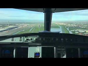 Cockpit View Landing at Bangkok (BKK) Suvanabhumi