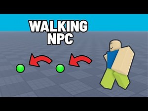 How to make a WALKING NPC in Roblox Studio