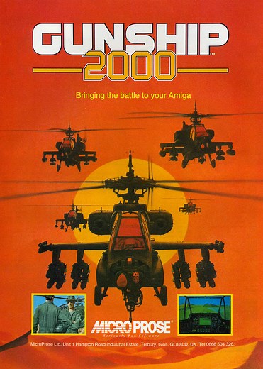 "Gunship 2000" - bardzo ciężko mu podskoczyć, jeśli chodzi o całokształt związany z tym, czym gry po prostu są... Fajna kampania, fajny gameplay, fajne wykonanie. #gunship #helicopter #symulator #simulator #retrogaming #retrogames #classicgaming | Amigowiec