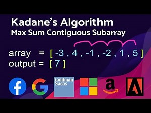 Maximum Subarray | Kadane's Algorithm Explained | Competitive Coding | NeetCode