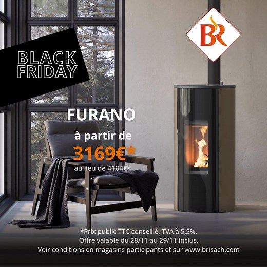 Un intérieur chaleureux et prêt pour l’hiver… c’est maintenant ou jamais ! Profitez de votre poêle à granulés à prix doux🔥 | Brisach officiel