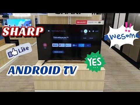 SHARP ANDROID TV| 4T-C50BK1X| 4K ULTRA HD| WITH GOOGLE ASSISTANT| HDR AND DOLBY AUDIO| JAPAN TECH