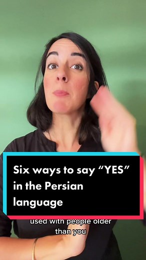 Six Different Ways to Say Yes in Persian Language