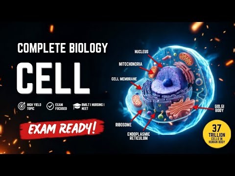 Cell Biology | Cell Explained in 8 Minutes | MEDICAL | PARAMEDICAL | NURSING | PHARMACY|‪@MLT_VISION‬