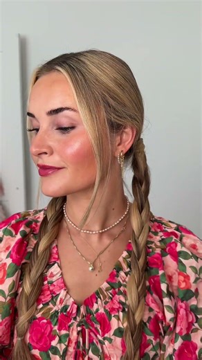 the perfect updo for church or as a wedding guest hairstyle!! Have you guys tried doing double for