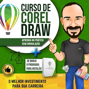 Curso de CorelDraw   Bônus - Aprenda na prática sem enrolação!! - Hugo kerly cerqueira de melo | Hotmart