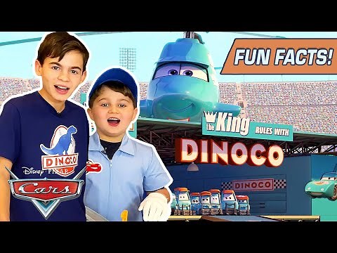 Dinoco Fun Facts and Car Wash Challenge | Pixar Cars