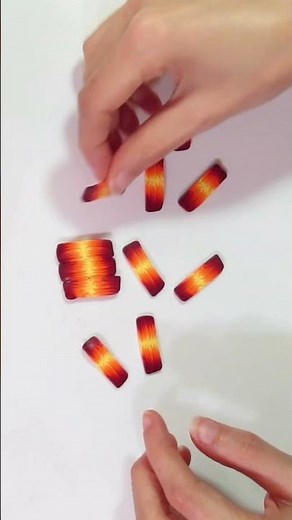 Monarch Butterfly Wing Polymer Clay Earrings - Layered Silkscreening Technique