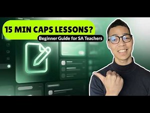 How South African Teachers Can Create CAPS Lesson Plans in 15 Minutes (Beginner Guide)