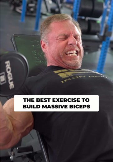 The Best Exercise To BUILD MASSIVE BICEPS.💪🏻 #gymtok #fitnessadvice #fitnesstips #bodybuilding #workout