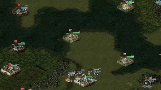 三国志9威力加强高清重制版：刘备打败汉少帝孙策刘璋联盟，强度长江攻占柴桑  20个地图剧本重制 城池模型增加 人物势力 城池寨位置修正 电脑好战预判能力优化调整