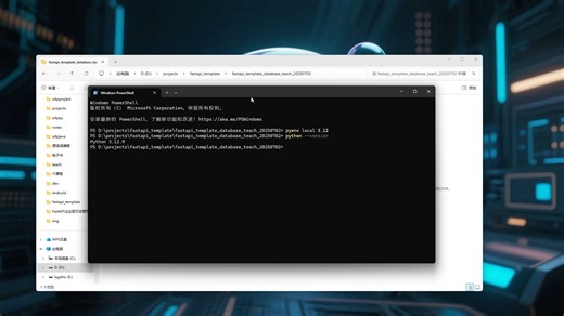 FastAPI整合SQLAlchemy实战02 创建和激活Python虚拟环境