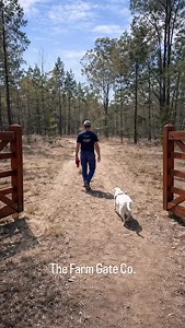 Check out our range of custom timber farm gates at thefarmgateco.com.au #farmgate #timbergates #classicfarmgates #queenslandcountrylife #craftedforlifeontheland | The Farm Gate Co.