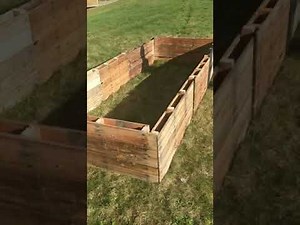 Pallet project; DIY raised beds for gardening
