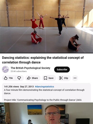 Can you teach statistics using dance? #datascience #stats