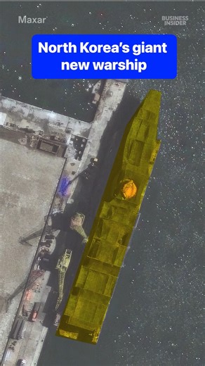60K views · 258 reactions | New satellite images appear to show the largest warship North Korea has built. #northkorea #military #warship | Business Insider | Facebook