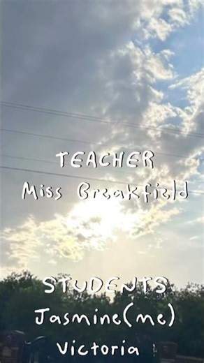 By the way, there’s one student I missed and I don’t know how to spell everyone’s name right.￼￼