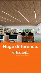 Improve acoustics, refresh the look, and enhance performance—all with an easy ceiling install. | Kanopi by Armstrong
