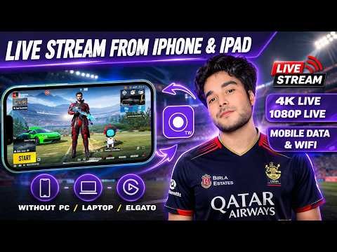 How to Live Stream from iPhone/iPad on YouTube | Stream Champ Full Tutorial 2026 | KUMIT LIVE