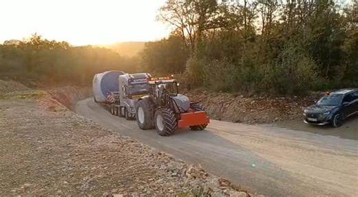 Transporting Wind Turbine Blades: Envision Truck Journey