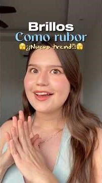 Blush brillante! Este es un nuevo trend de maquillaje coreano?✨