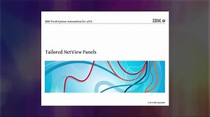 IBM Z System Automation – Tailor NetView Panels