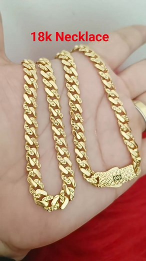 18k Saudi Necklace MONA - 20" 20.84 DISCLAIMER: Leanne's Online Jewelry Shop is not associated or affiliated with any brand posted. All copy rights and trademarks reserved to the original brand owners #GoldInvestment #fbreelsfypシ゚ #fbreelsvideo #viralvideoreels #fbreelsfypシ゚viral #viralreelsシ #viralreelsfacebook #viralreelsfacebook #ViralreelsFacebookpage #viralreelsfacebookpagesfb | Leanne's Online Jewelry Shop