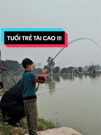 Mấy ô chủ hồ cứ cẩn thận cháu. 🤣🤣🤣 #cakefishing #caucagiaitri