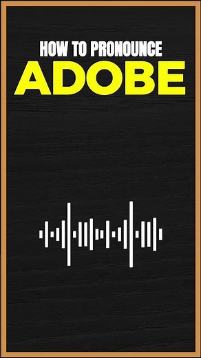 How to Pronounce Adobe in American English