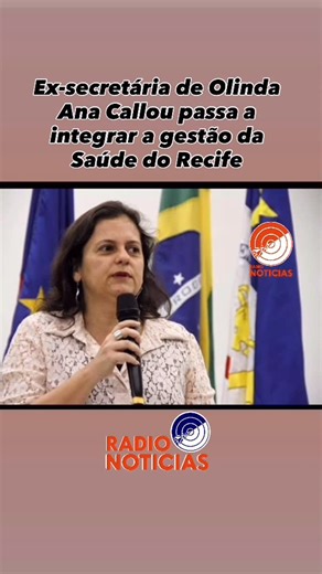 Portal Radio Noticias on Instagram: "A ex-secretária de Saúde de Olinda, Ana Cláudia Callou, já está oficialmente nomeada na Prefeitura do Recife. A nomeação consta na Portaria nº 038, de 16 de janeiro de 2026, assinada pelo prefeito do Recife e publicada em ato oficial do Executivo municipal. De acordo com a portaria, Ana Cláudia Callou passa a exercer o cargo comissionado de Gerente Geral de Redes de Atenção à Saúde, símbolo CDE-2, na Secretaria de Saúde do Recife, com efeitos retroativos a 1º