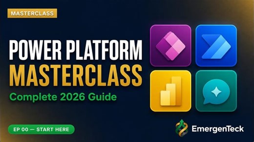 What is Microsoft Power Platform? Complete Beginner Guide 2026 | EmergenTeck
