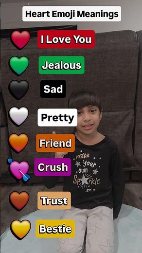 Heart Emoji Meanings Explained ❤️🧡💛💚💙💜 | Do You Know Them All? #learnenglish #emojimeaning