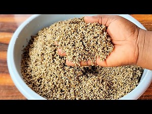 How to Wash and Clean Millet at Home // Easy Method to clean your Millet